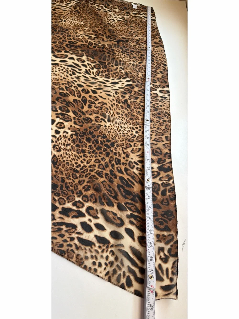 Chico’s oversized Leopard Print Lightweight Scarf Wrap - Brown Animal Print